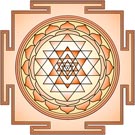 "Sri Yantra Nectarine" T-Shirt